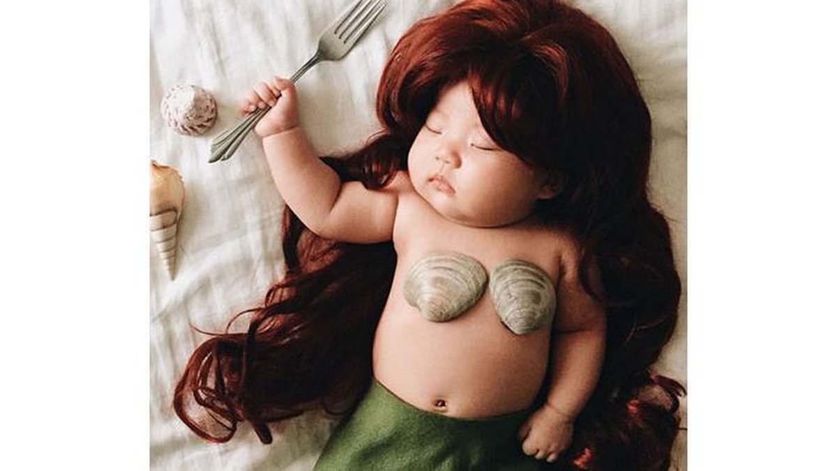 Ariel, a pequena sereia - Reprodução/Instagram/Laura Izikuma Choi