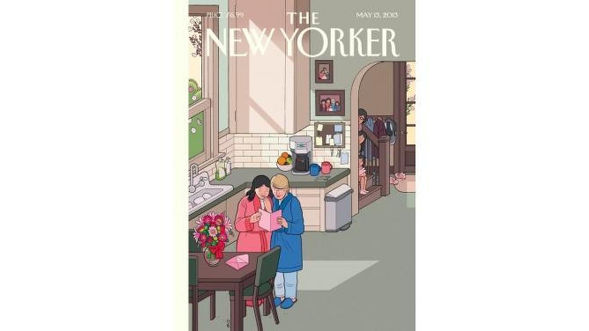 Imagem The New Yorker traz casal de mães como capa da semana