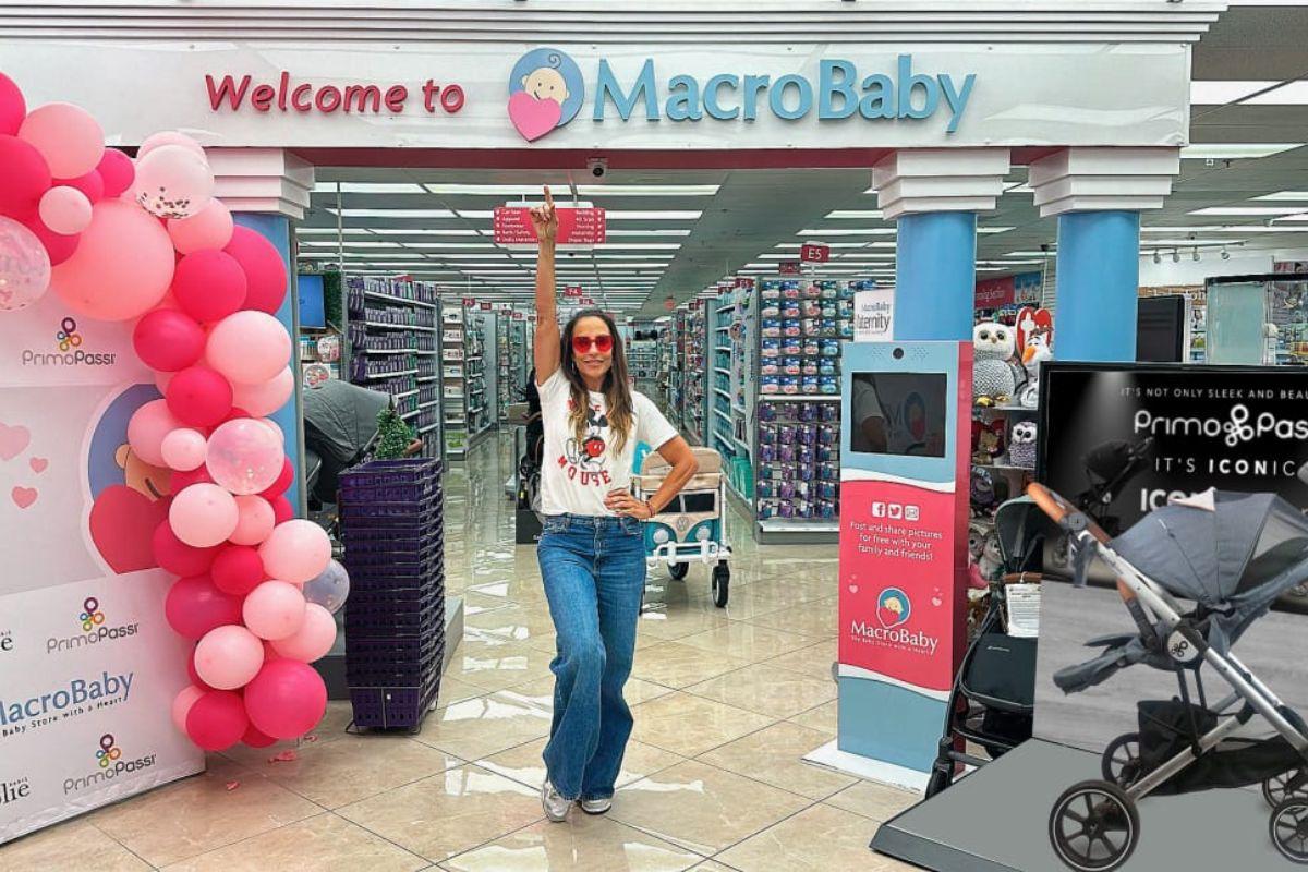 Ivete Sangalo vai a loja de bebê nos EUA