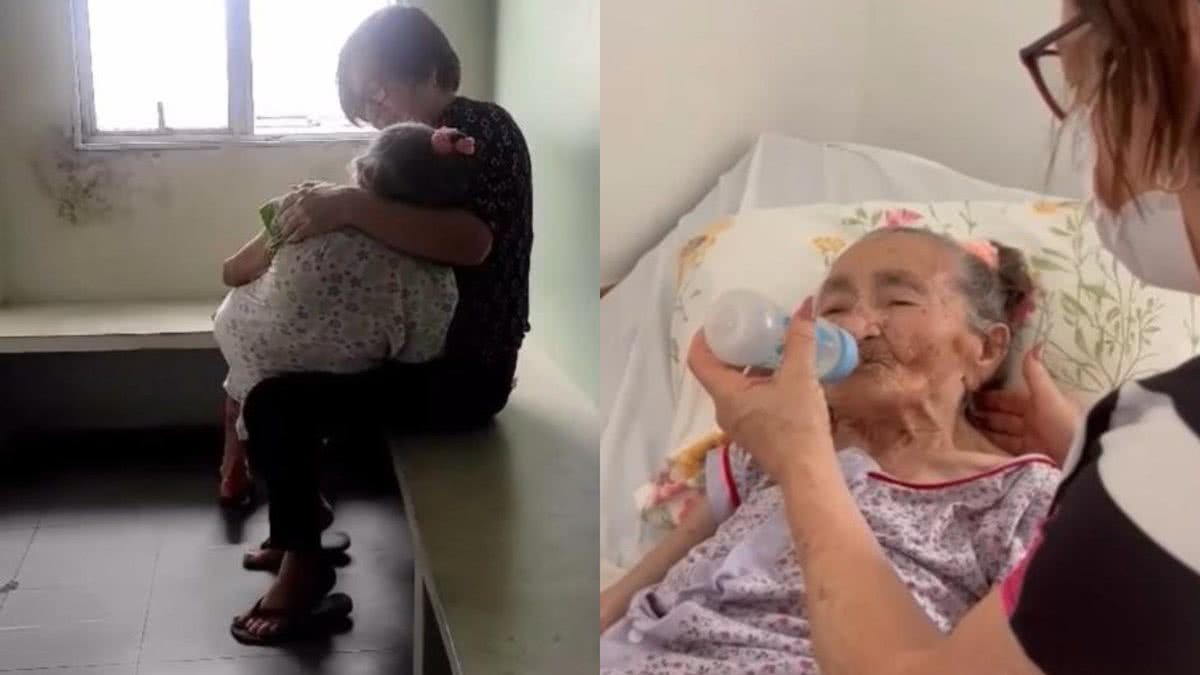 Filha nina mãe de 92 anos - (Foto: Reprodução/Instagram)