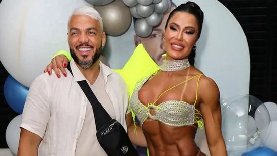 Belo e Gracyanne Barbosa anunciaram o fim do relacionamento - (Foto: Reprodução/Instagram)