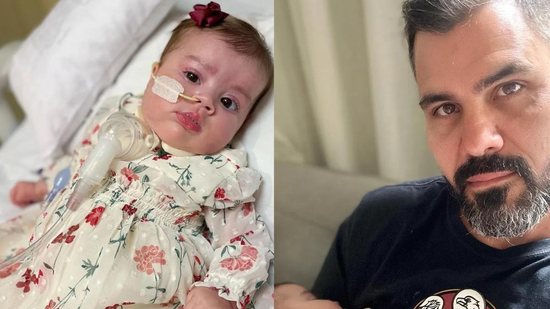 Juliano Cazarré comemora alta hospitalar da filha caçula, Maria Guilhermina - Reprodução/Instagram