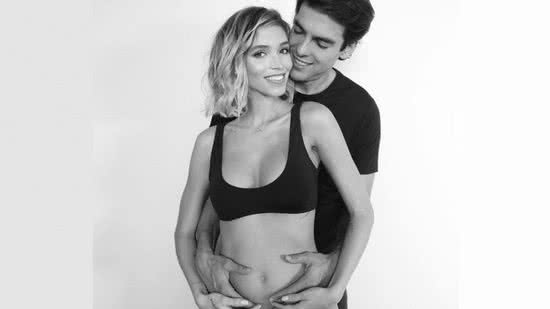 Kaká e a esposa compartilham ensaio de gestante e falam sobre restrições alimentares da filha - reprodução Instagram