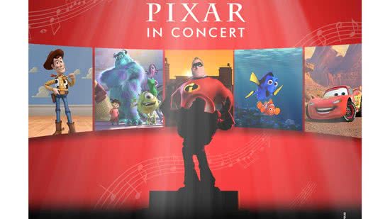 Pela primeira vez no Brasil, chegará o espetáculo “Pixar in Concert” - Reprodução/ UOL/ Pixar