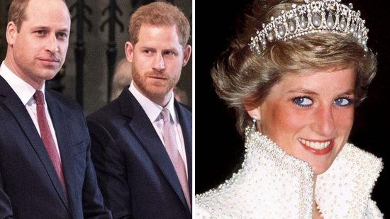 Príncipe William e Príncipe Harry pretendem dar discursos diferentes em inauguração de estátua de Princesa Diana - Getty Images