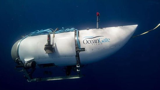 Submarino Titan ficou desaparecido por cinco dias - Reprodução/Oceangate