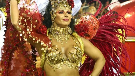 Viviane Araújo prova que vai continuar no carnaval mesmo grávida e mostra barriga em fantasia - reprodução Instagram