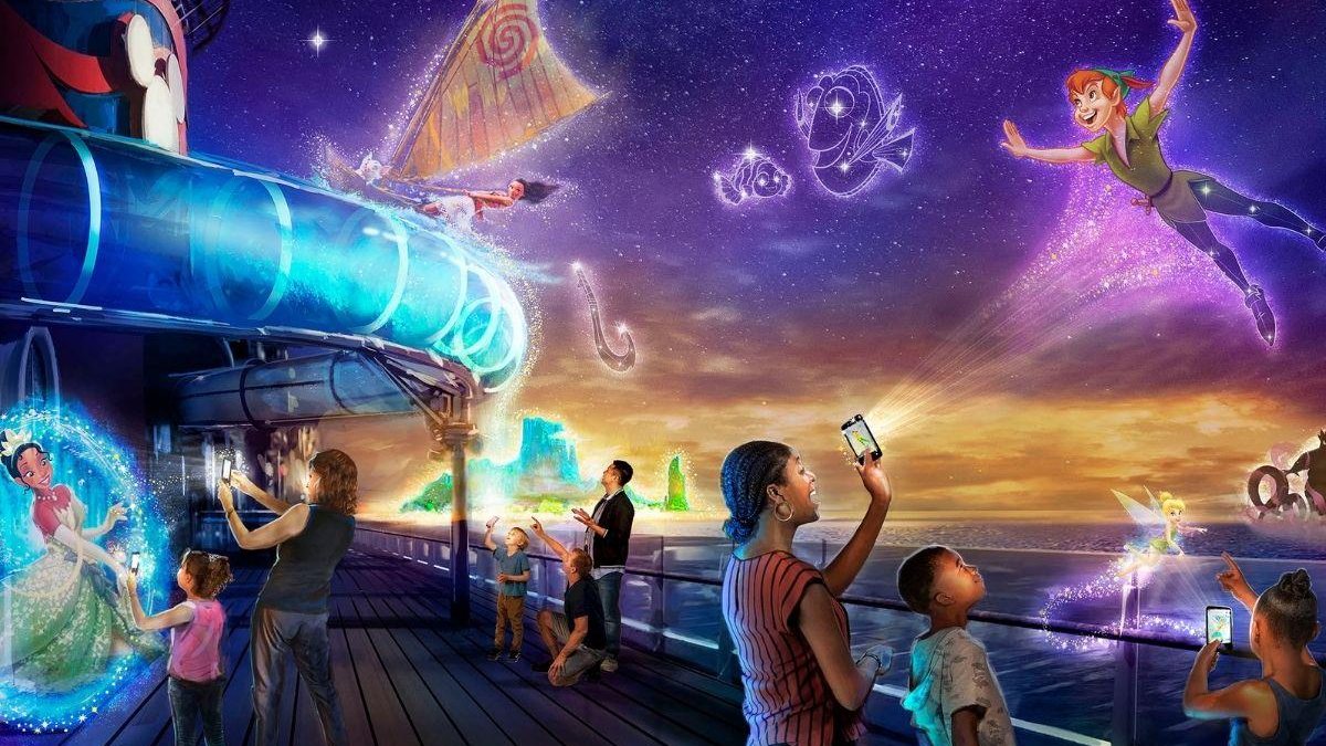 Disney Uncharted Adventure é a novidade à bordo do Disney Wish Cruise, uma experiência tecnológica e interativa para pais e filhos - Divulgação / Disney Wish Cruise