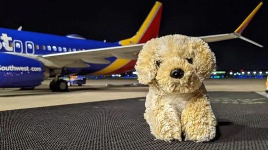 Southwest reúne menina com brinquedo de pelúcia desaparecido - Reprodução/ Instagram