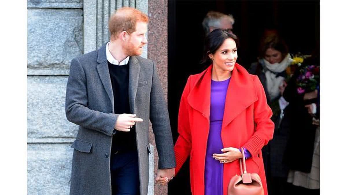 Meghan Markle grávida e Príncipe Harry - Getty Images