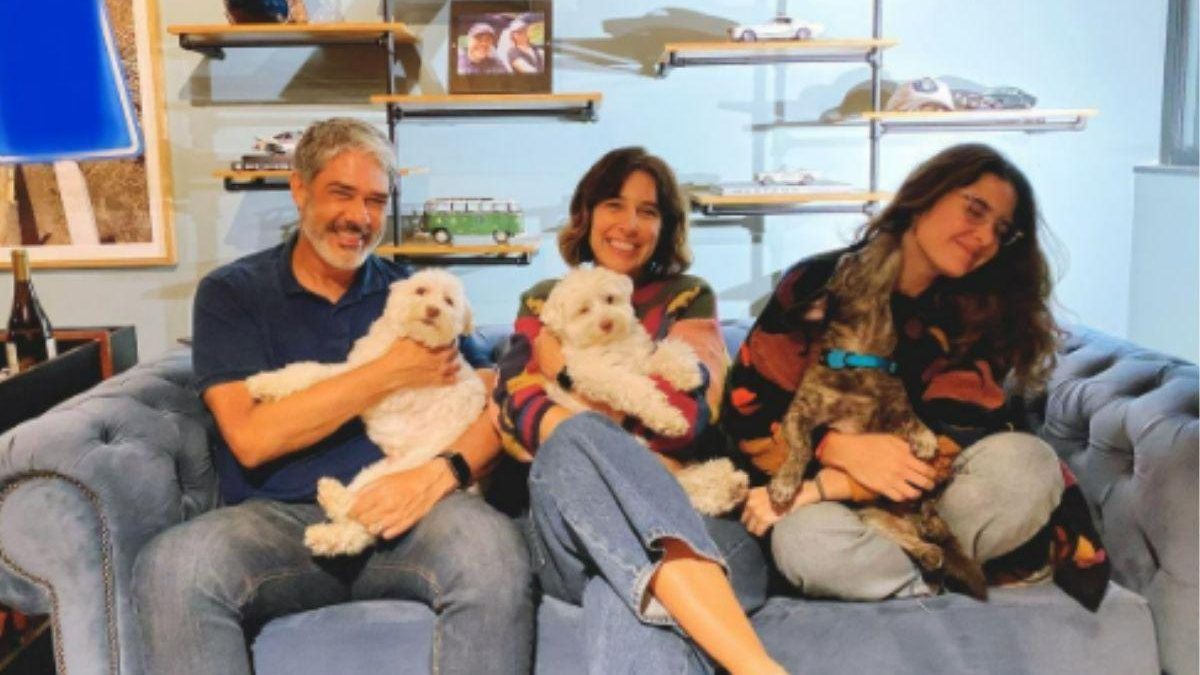 William Bonner e esposa resgatam cachorro na estrada e decidem adotá-lo - reprodução Instagram