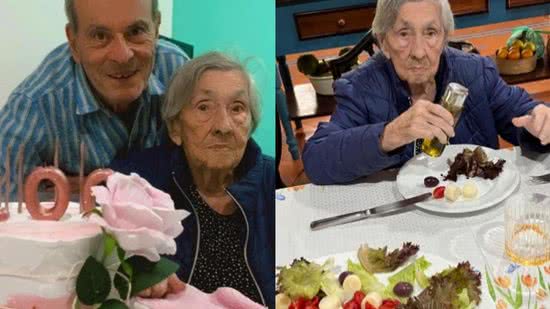 Dona Beita, mãe de Ney Matogrosso, completa o 100º aniversário - Reprodução/Instagram