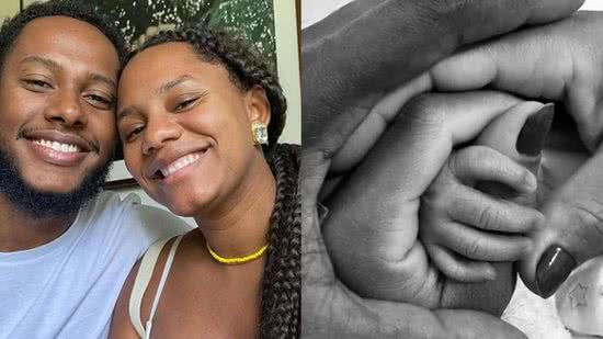 Jéssica Ellen dá à luz seu primeiro filho com Dan Ferreira, Máli (Foto: Reprodução/Instagram)