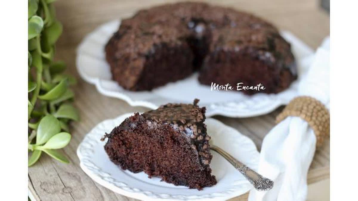 (Foto: Monta Encanta) - (Um bolo de chocolate que demora 30 minutos para ficar pronto. Foto: Monta Encanta)
