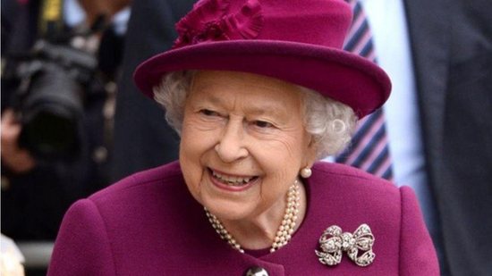 Rainha Elizabeth II no evento virtual para inauguração da unidade de Hospital - Reprodução/ Youtube