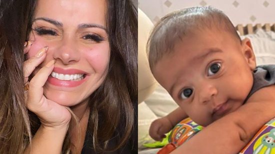 Registros do bebê feitos pela mãe, Viviane Araujo - Reprodução/Instagram