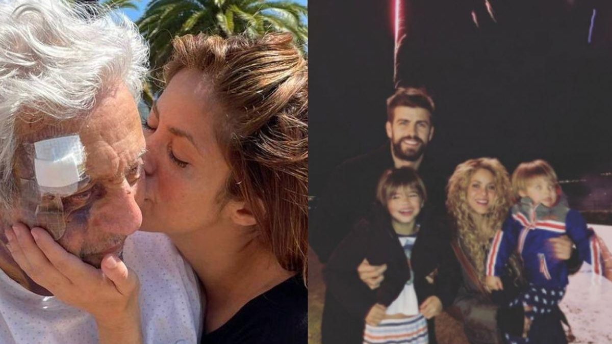 Shakira e William, o pai que já completou 90 anos - Reprodução/Instagram