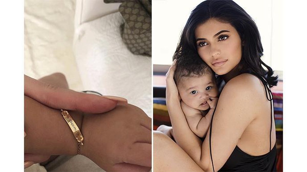 Stormi, filha de Kylie Jenner, recebeu de presente pulseira de ouro e bomba na internet - Reprodução/ Instagram @kyliejenner