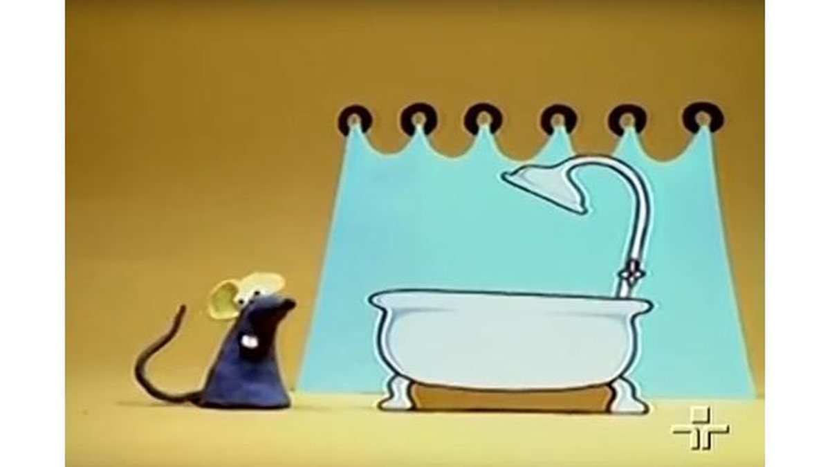 Imagem Aumente o som: é a hora do banho com o ratinho do Castelo Rá Tim Bum