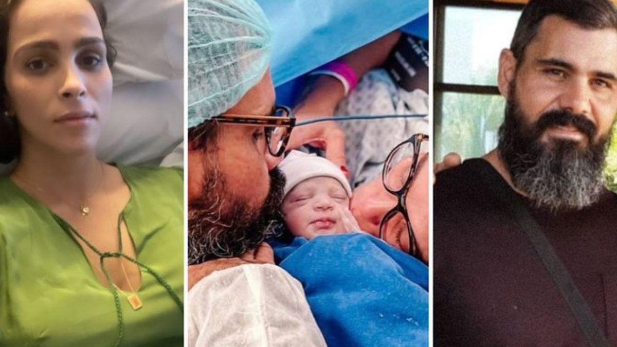 Leticia Cazarré teve Maria Guilhermina em um parto emocionante - Reprodução/Instagram/@cazarre