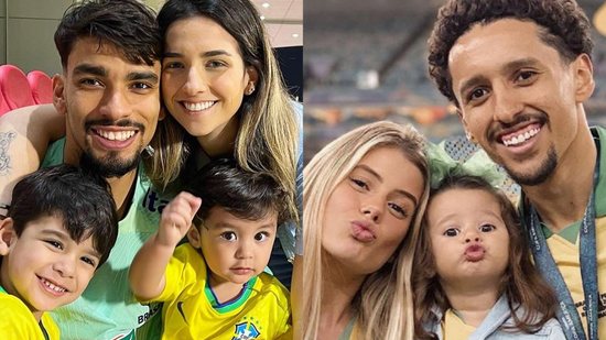 Família de Marquinhos também marca presença para ver o campeonato - Reprodução/Instagram