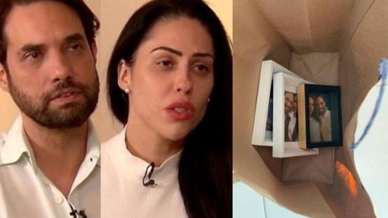 A polícia acredita que Jairinho e Monique trocaram os porta-retratos depois da perda de Henry Borel - Reprodução/ O Globo