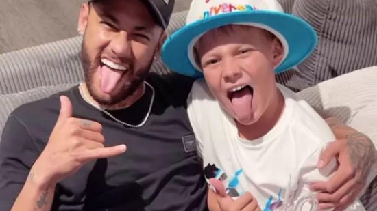 Neymar Jr comemora convocação da copa do mundo ao lado do filho Davi Lucca - Reprodução Instagram