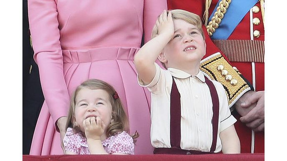 Princesa Charlotte, de 3 anos, e Príncipe George, de 5 anos - Getty Images
