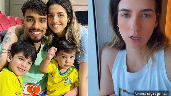 A esposa de Paquetá contou sobre o acidente nas redes sociais - Reprodução/ Instagram
