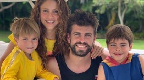 Shakira e Piqué discordam sobre guarda dos filhos - Reprodução Instagram