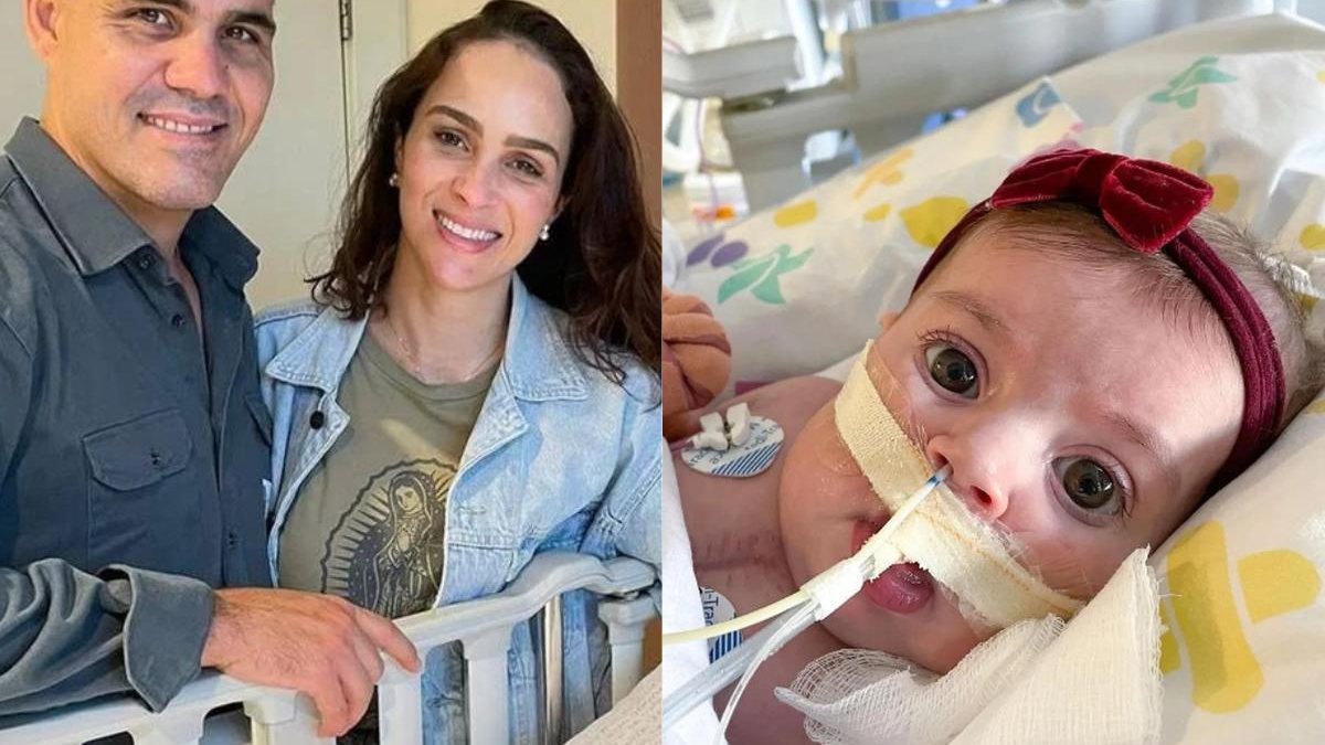 Filha de Juliano e Letícia Cazarré passará por novo procedimento no coração - Reprodução/Instagram