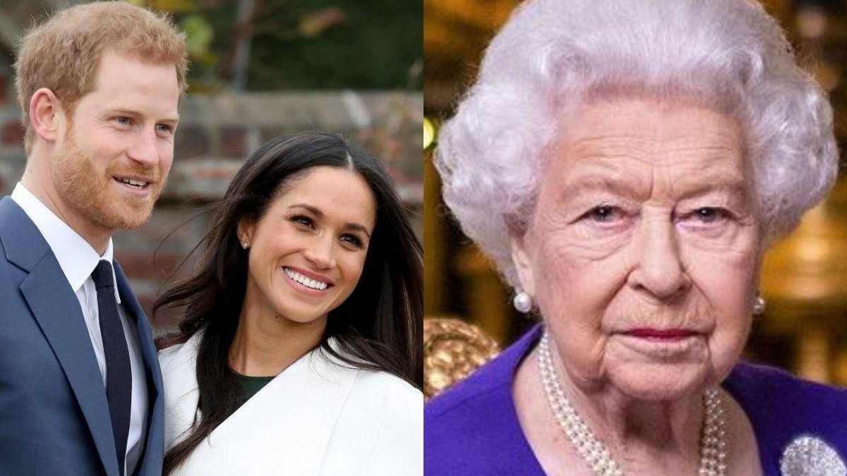 Meghan Markle e Harry prometeram trazer Archie e Lilibet para passar um tempo com rainha Elizabeth em viagem ao Reino Unido - Getty Images