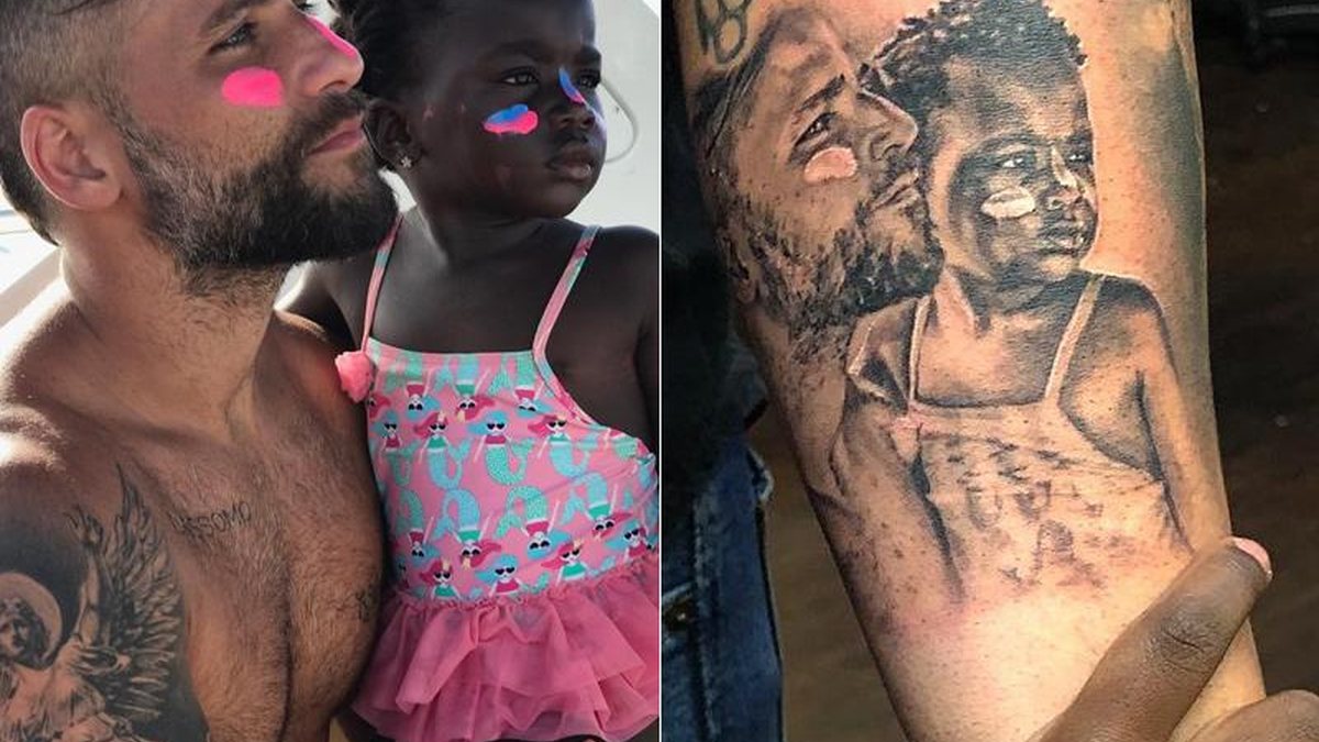 Bruno Gagliasso tatuou o rosto da filha, Titi - Reprodução/Instagram