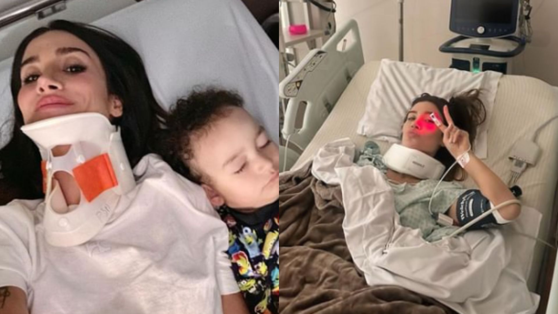 Bianca Andrade internada no hospital com seu filho
