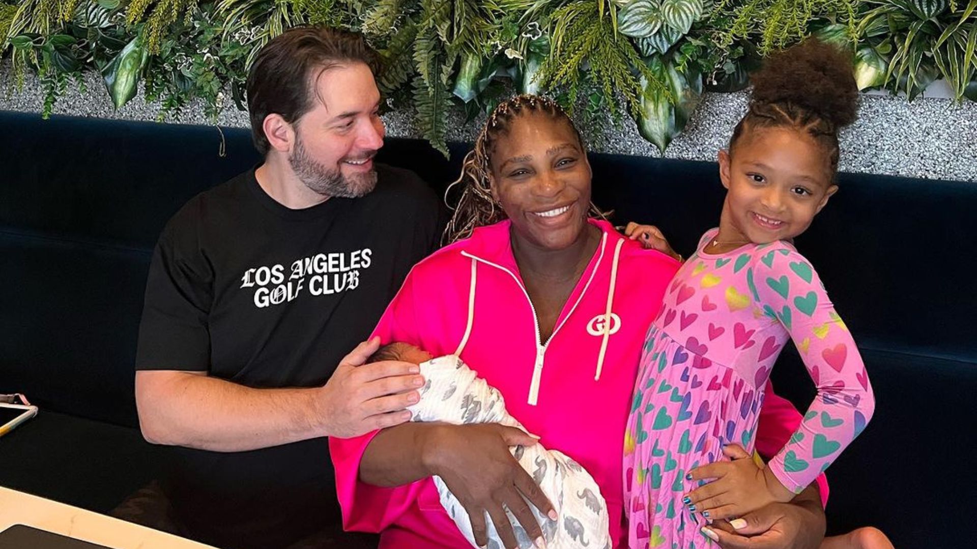 Serena Willians e família