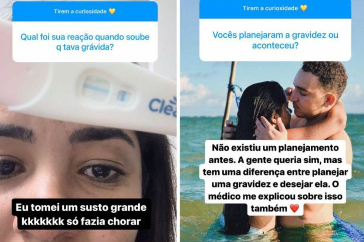 Ary Mirelle, namorada de João Gomes, fala sobre gravidez