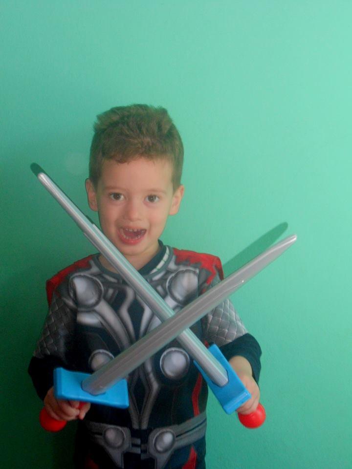 Luiz, 3 anos, filho de Adriele e Tiago