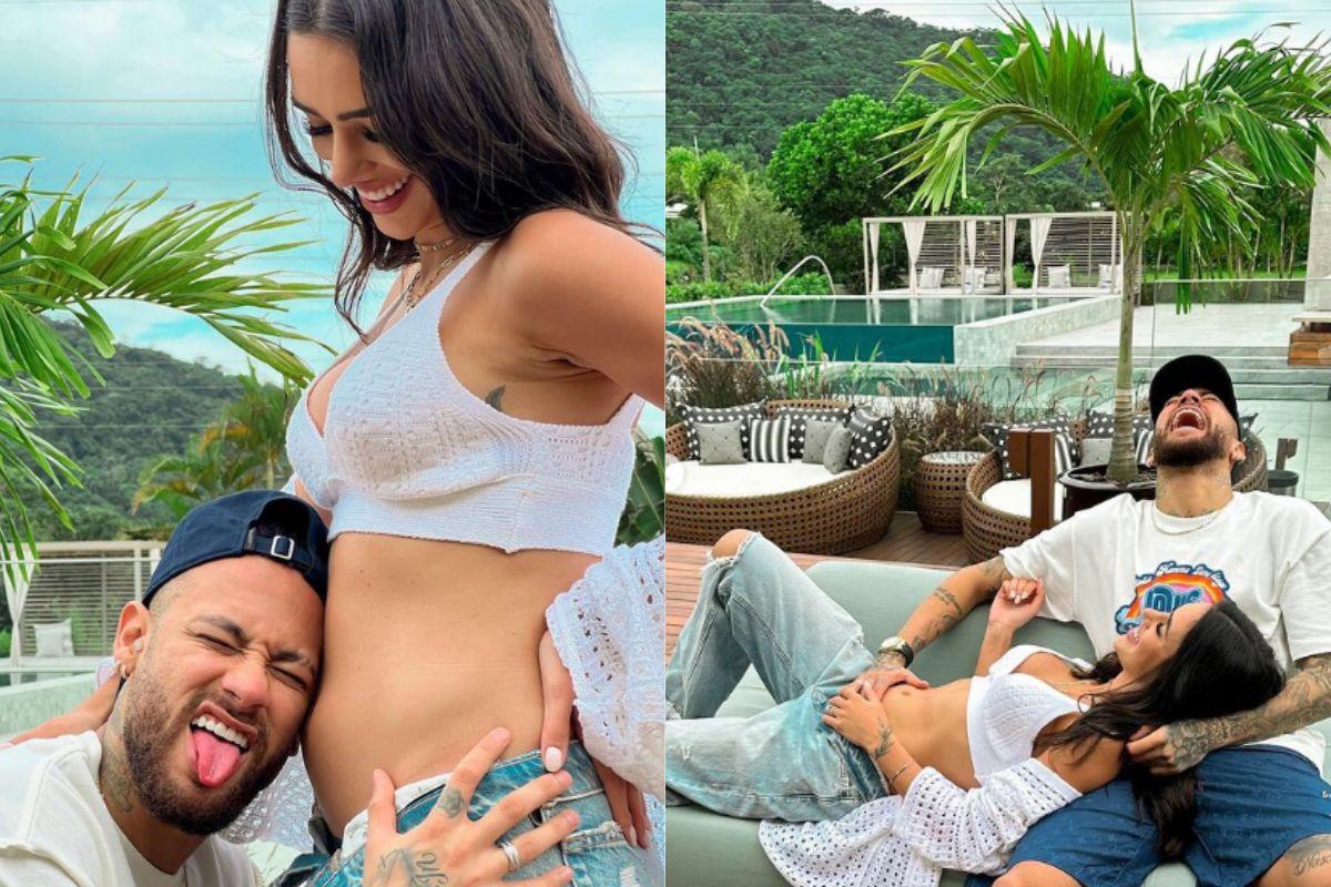 Anuncio da primeira gravidez de Bruna Biancardi, namorada de Neymar