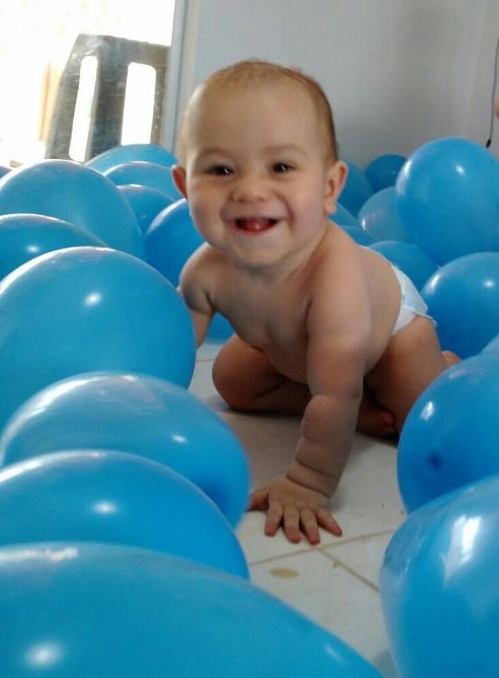 Rodrigo, 9 meses, filho de Renata e Thiago